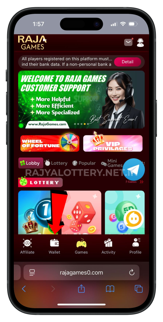 rajyalottery-wallet-button
